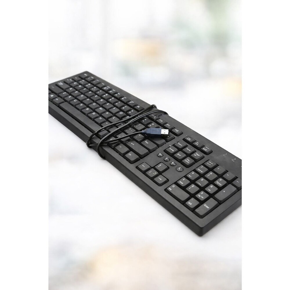 #081 - HP Pre-owned Black Wired Keyboard